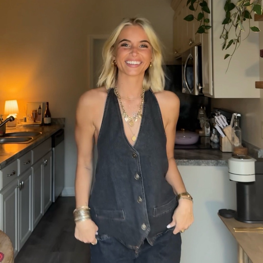 Princess Polly Black Halter Top